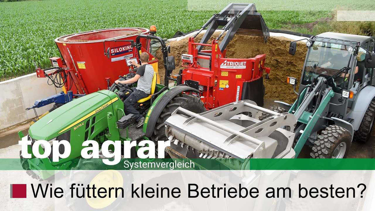 top agrar Systemvergleich - Fütterungstechnik: Wie füttern kleinere Betriebe am besten?