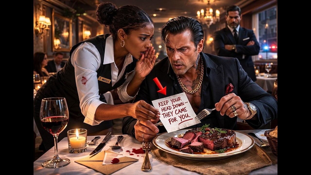 “Black Waitress Slips a Note Keep Your Head Down — They Came for You.''  Italian Mafia Boss