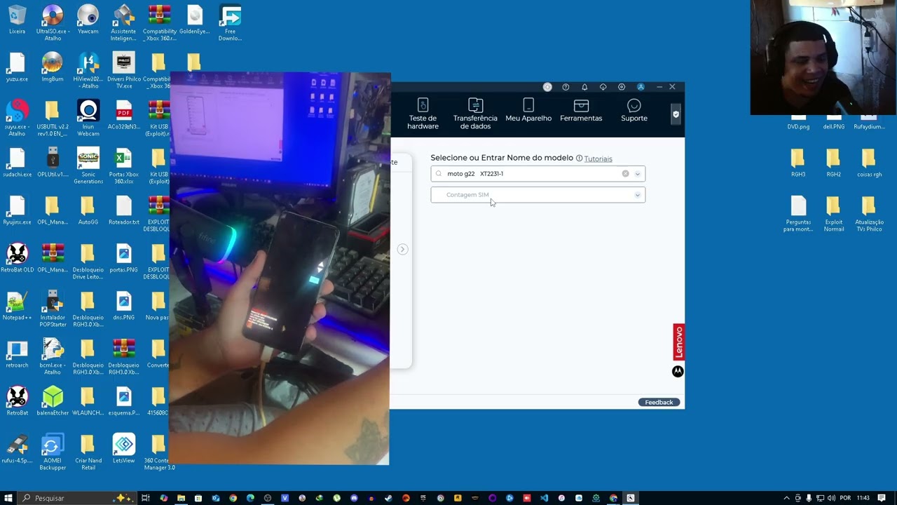Remover Conta Google Moto G22 XT2231 com PC – Celular Não Compartilha e Nem Abre Configurações