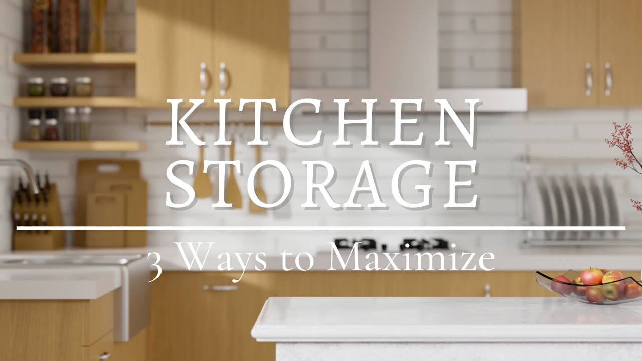 3 Ways Your Kitchen Project Could Solve Your Clutter Problem with More Storage