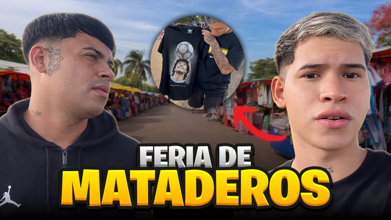 Comprando outfit en la feria 👕