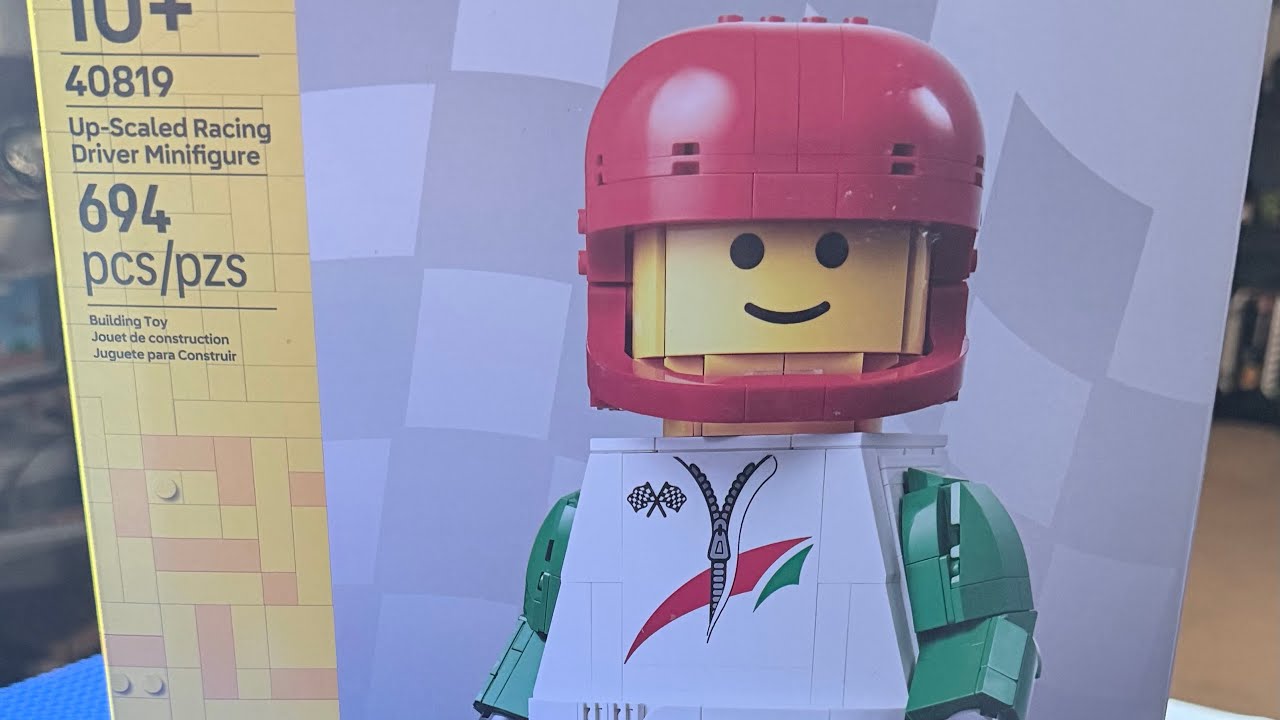 Onebrickatatime is live! Building Up -  Scaled Racing Driver Minifigure