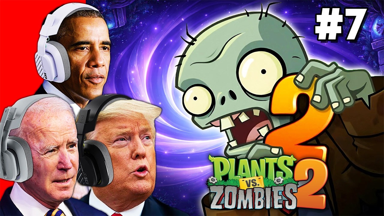 Presidents Play Plants VS Zombies 2 - Part 7