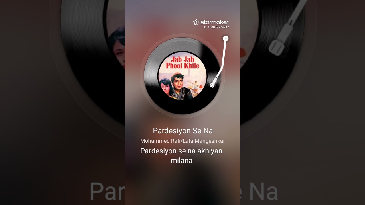 Pardeshio se na ankhiyan..