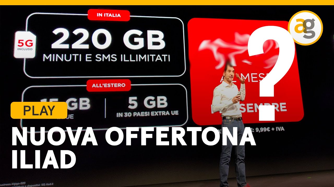 ILIAD NUOVA OFFERTA Partite IVA. PLAY da HONOR MAGIC VS