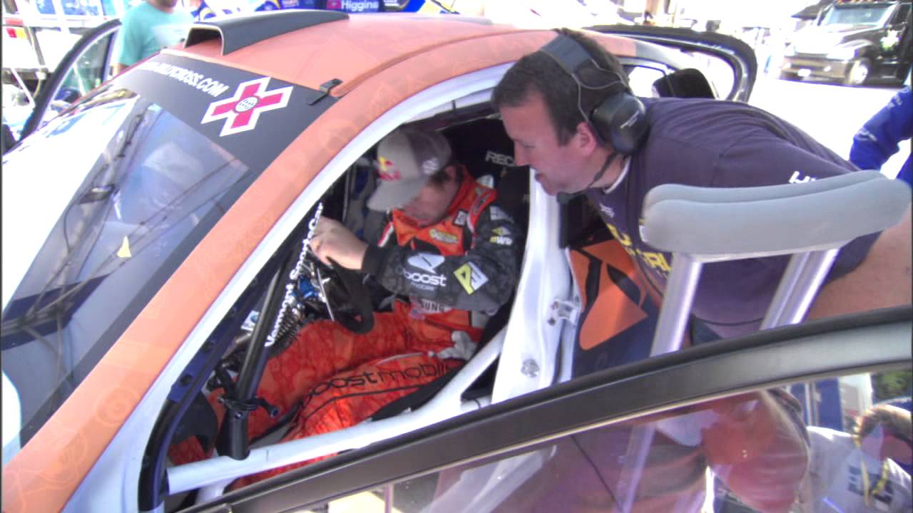 X Games 17:  Travis Pastrana Practices With Hand Controls