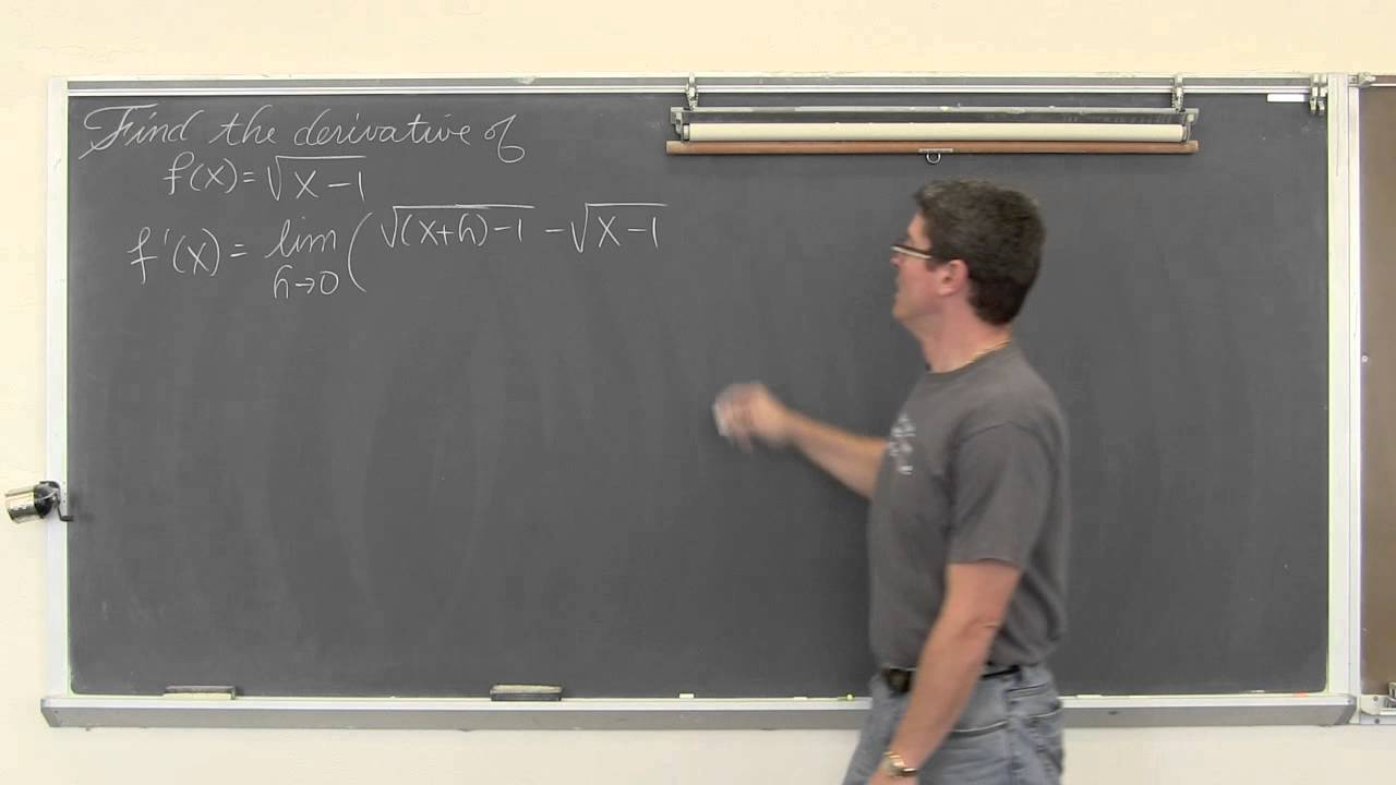Finding Derivative with Definition of Derivative Calculus 1 AB