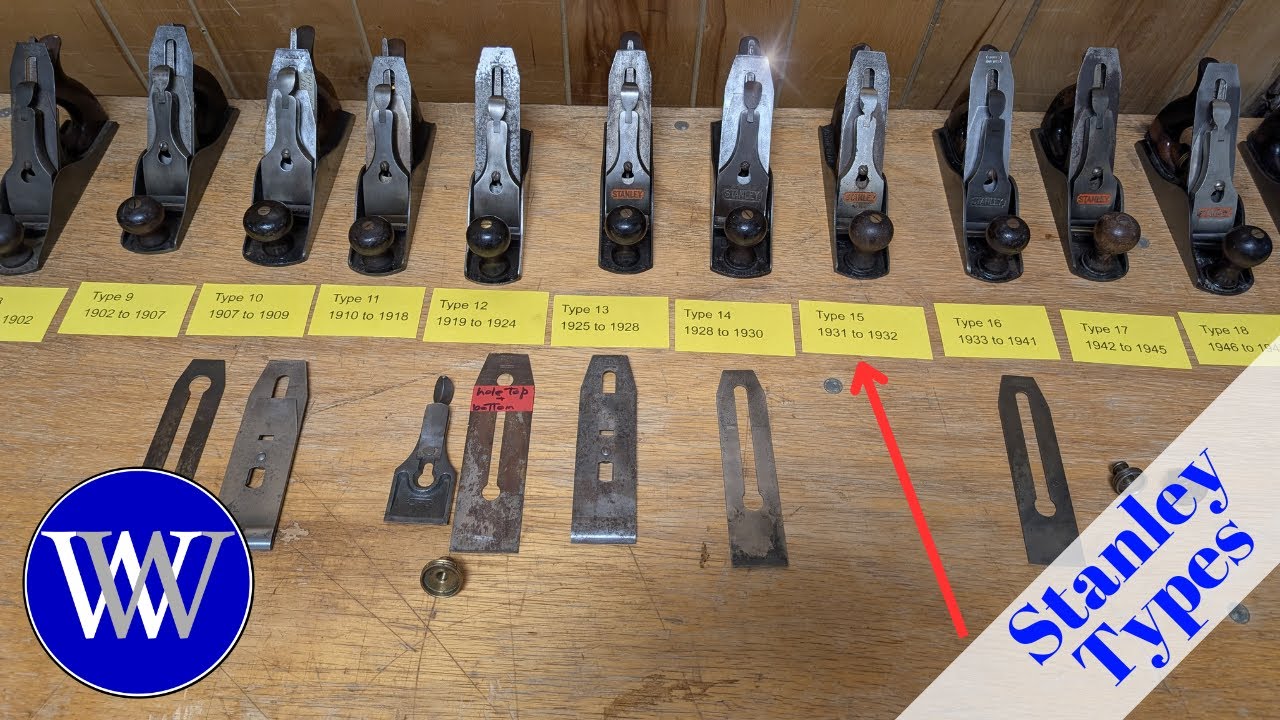 Stanly Hand Plane Type History and study