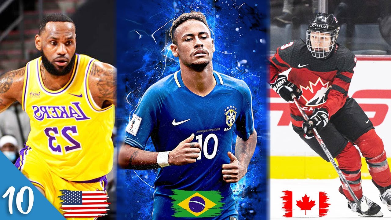 Os Esportes Mais Populares De Cada País  ⚽🏀🏈