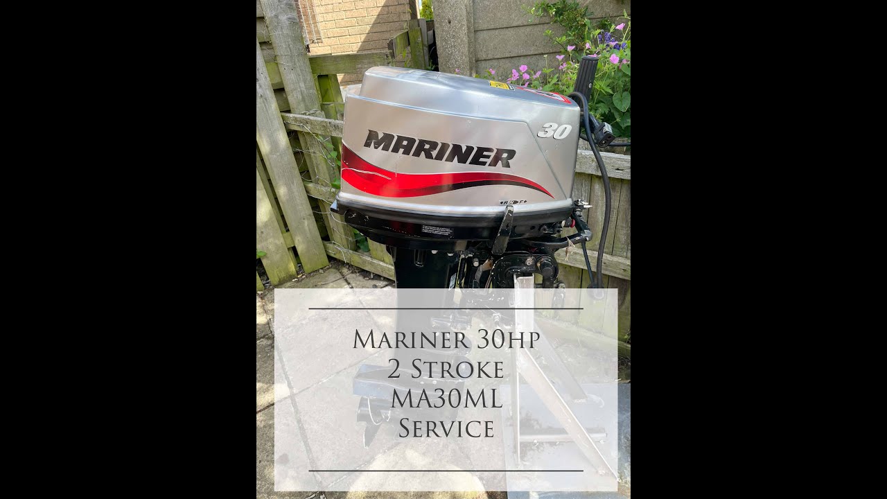How To Service - Mercury, Mariner, Tohatsu 30hp 2003 2 Stroke Outboard - MA30ML / M30A4 + Impeller