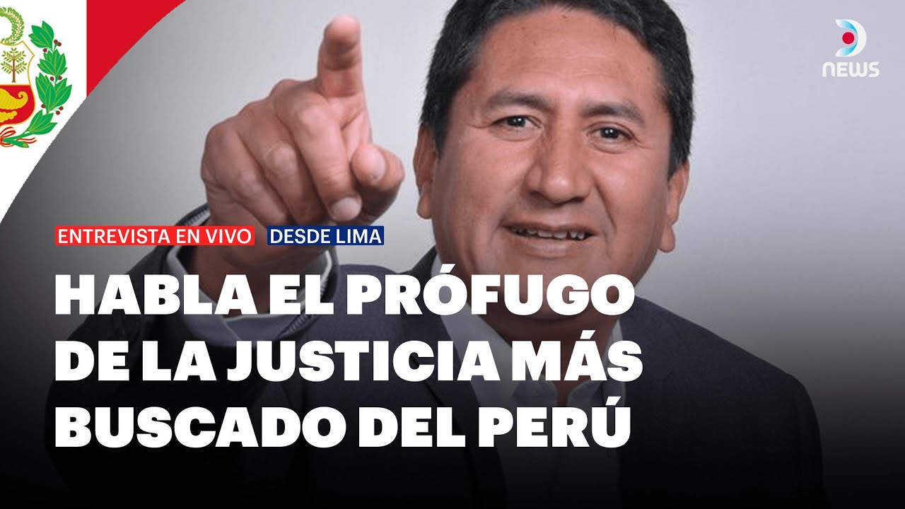 🇵🇪 Habla en DNews Vladimir Cerrón Rojas, el candidato presidencial prófugo de la justicia peruana