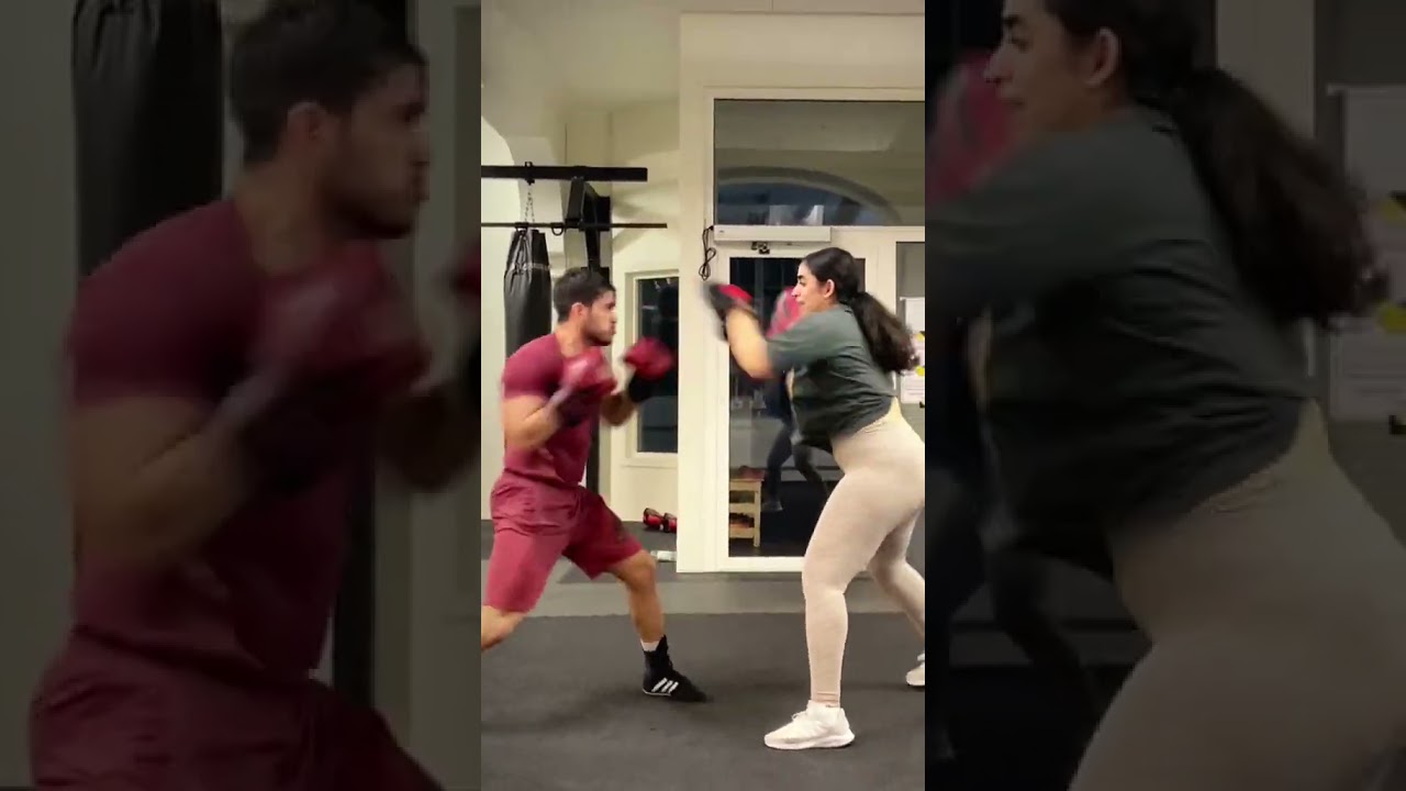 Dedicated little sister becomes #boxing coach