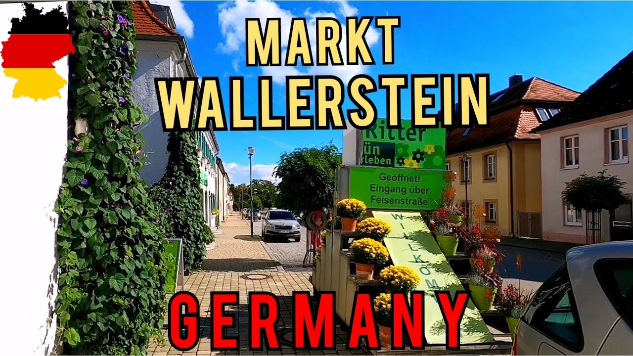 🇩🇪 Markt Wallerstein City Walk | Walkingtour in Germany