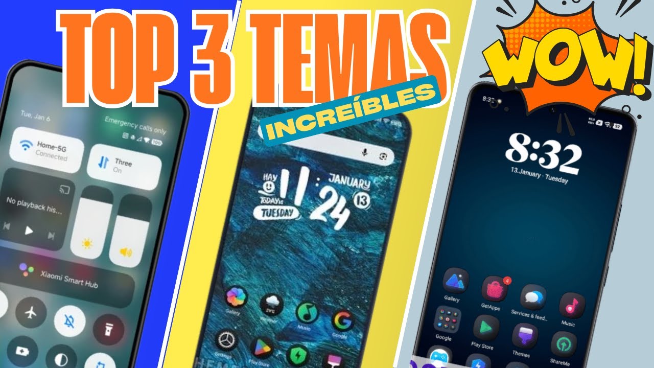 ¡Tu Xiaomi NO PARECE el mismo! 3 Temas INCREIBLES que debes probar este 2026