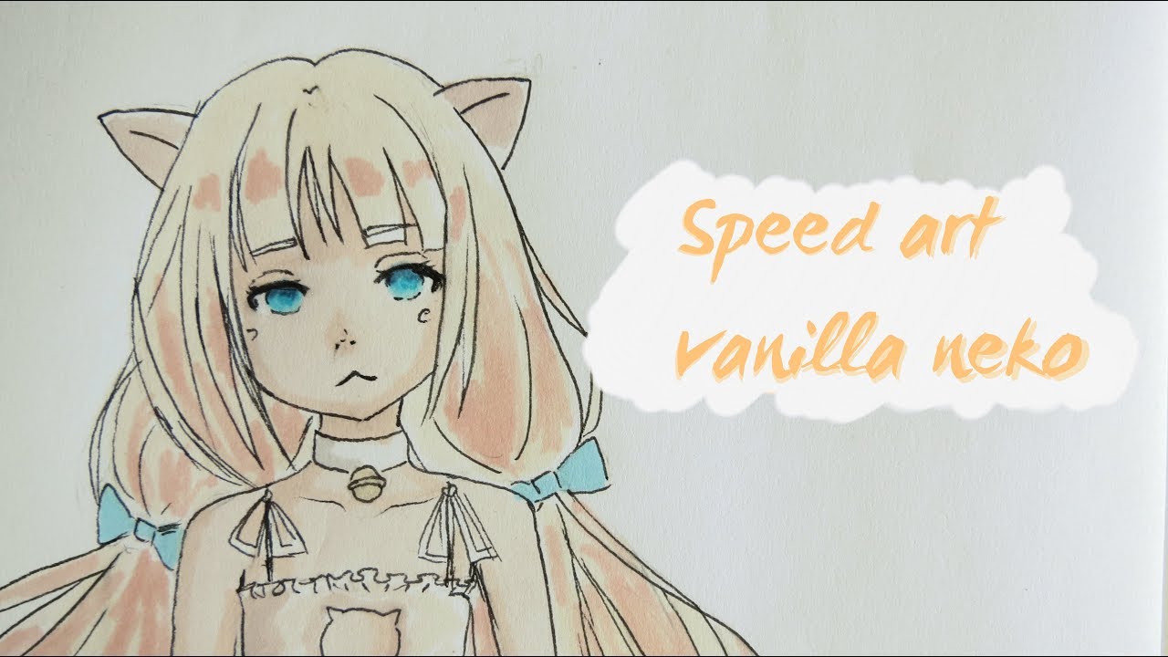 [ Speed art - Manga ] Vanilla neko