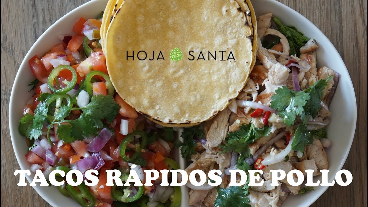Tacos rápidos de pollo y presentación en Hoja Santa de elBulli, historia de un sueño