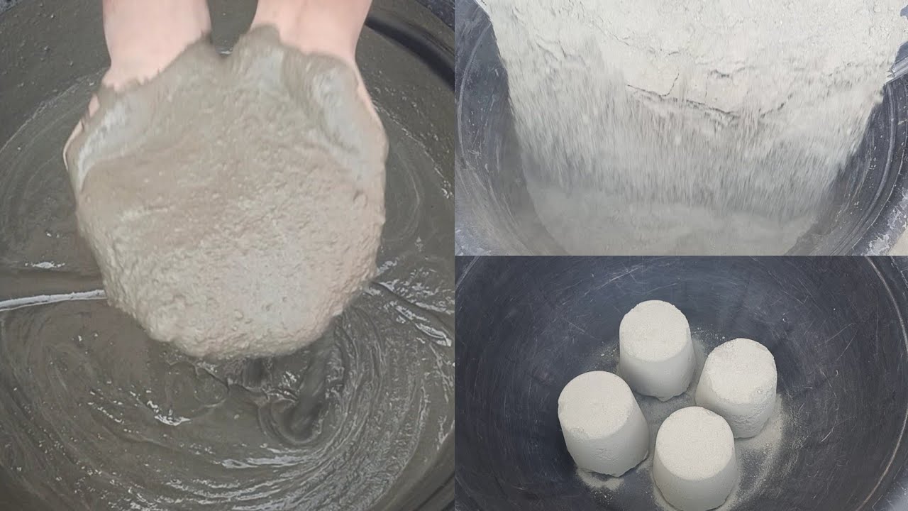 🎊🎊2k celebration series-part 1❤- dusty cementsand cylinder shape- crumbling dry and water-paste play