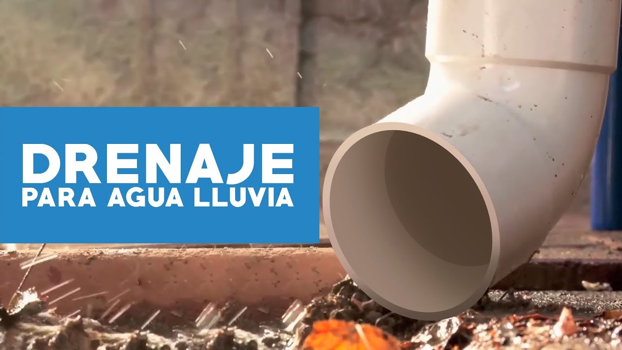 Cómo hacer un drenaje para agua lluvia