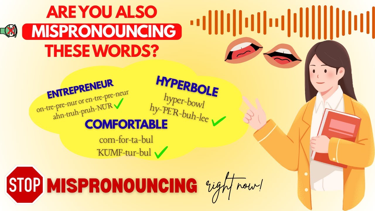 Stop Saying These English Words Wrong! (American Accent Guide)