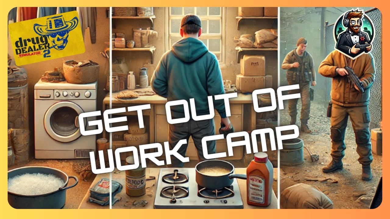 Drug Dealer Simulator 2:Escape work camp without doing any chores 🧺🍞🔒
