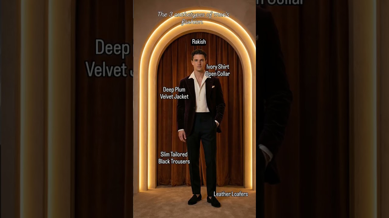 Archetypes Of Men's Fashion  #mensfashion #aesthetics #stylingapp #styling