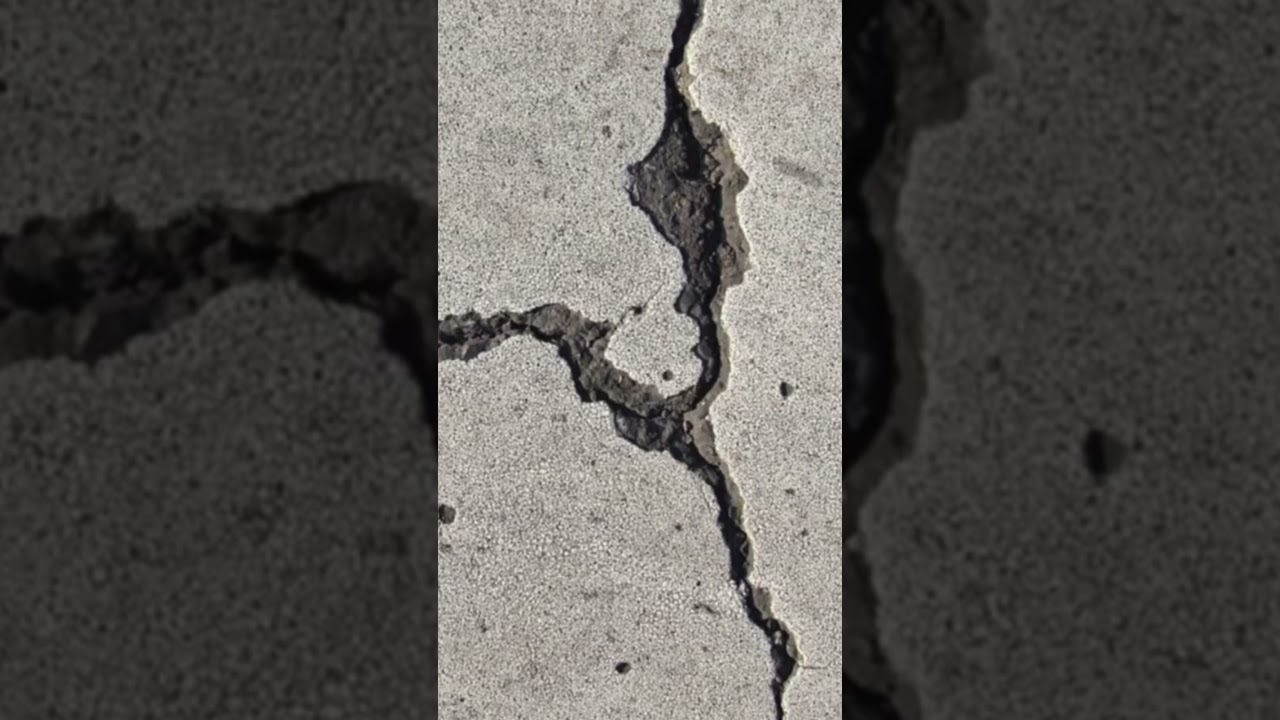 Как отремонтировать эти надоедливые трещины в бетоне #crackrepair