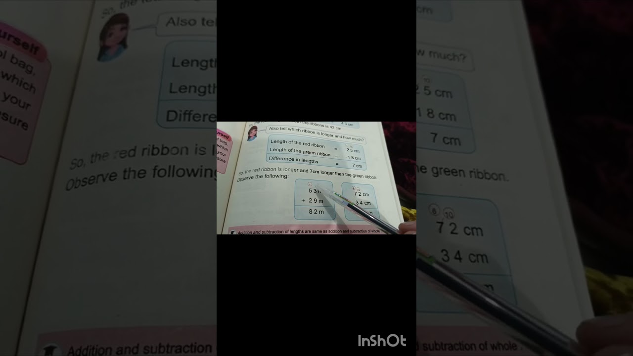 Mathematics class two unit 4 (Measurement) Addition and subtraction (Exercise 2) solved 