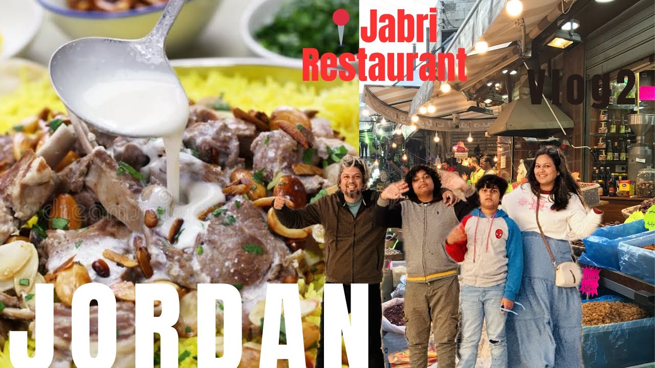 Jordan 🇯🇴 Day 1 part 2 | Food | Local market | Unusual vertical roads and residential streets