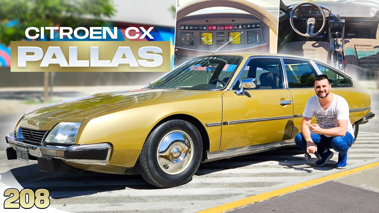 Un auto RARO y UNICO 🇨🇵 Citroen CX Pallas 2400