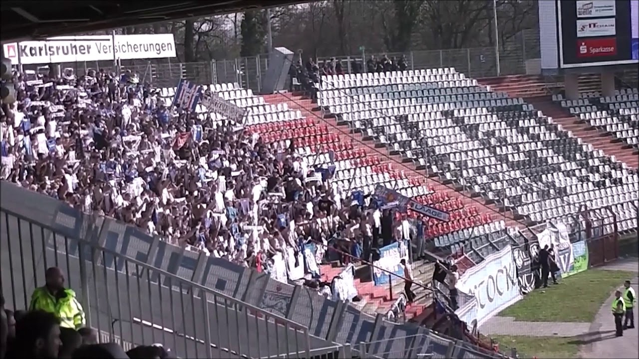 SUPTRAS : Karlsruher Sc - Hansa Rostock 2018/2019 3.Liga