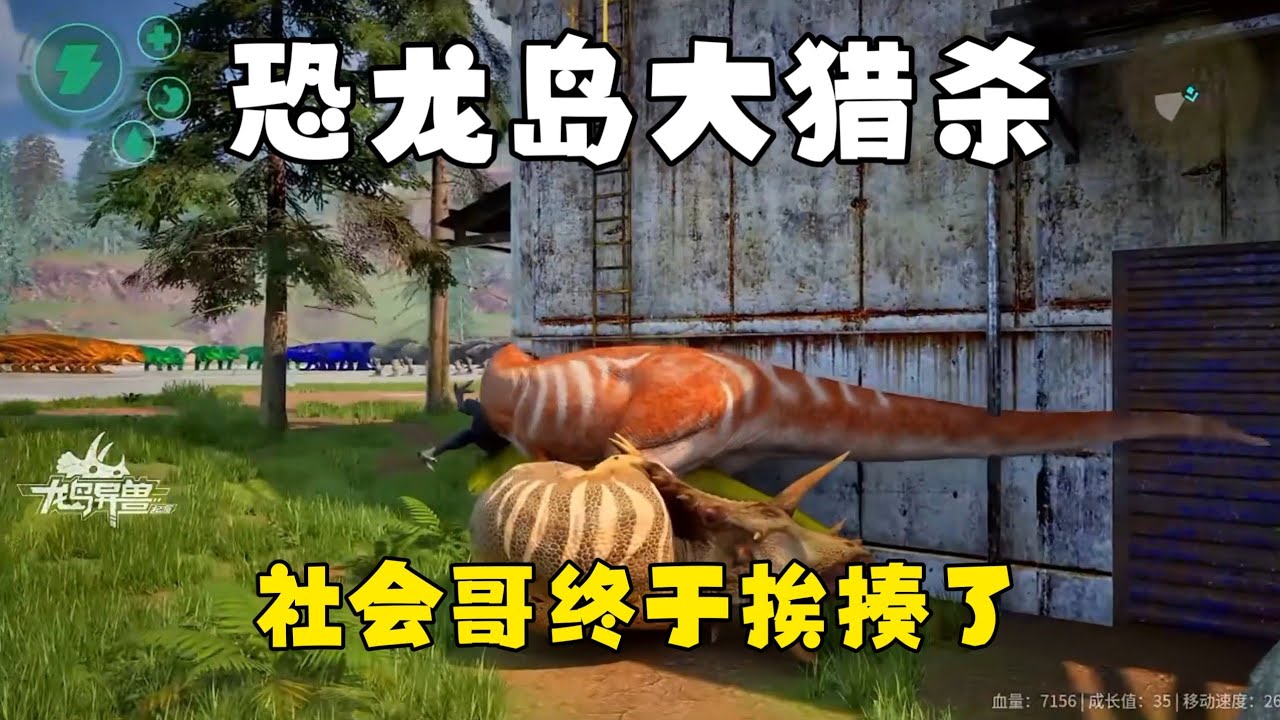 恐龙岛大猎杀（上），力量型暴龙抗过发育尴尬期，带兄弟才能进化完全体