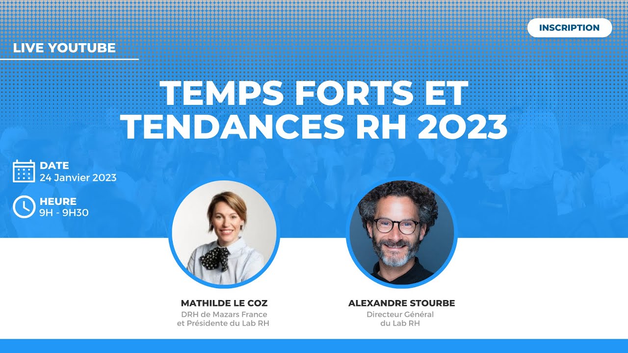 Temps forts et tendances RH en 2023 !