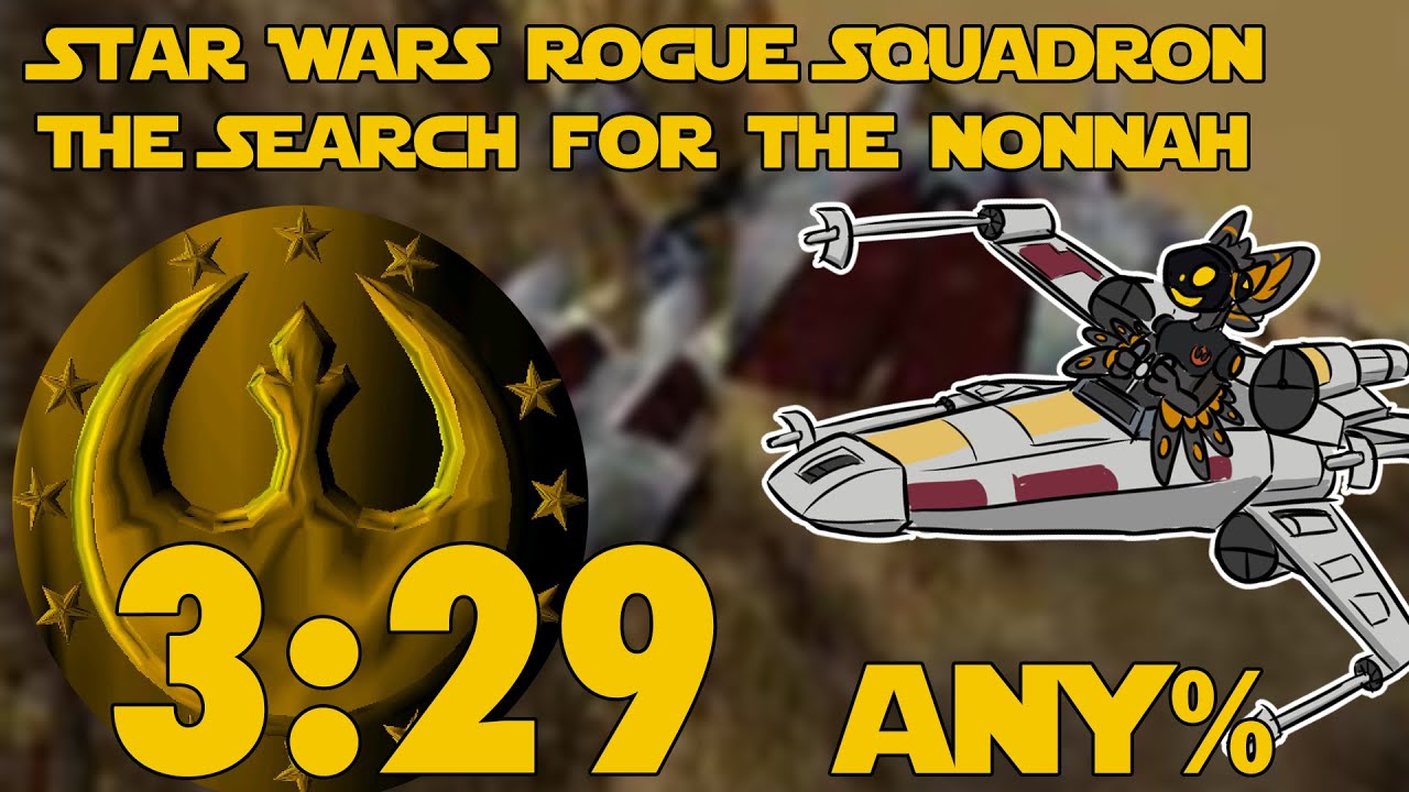 Star Wars: Rogue Squadron 3D | The Search for the Nonnah Speedrun | A-Wing | 3:29 (WR tie)