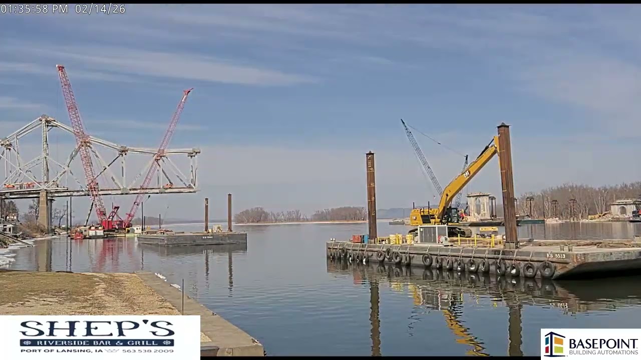Blackhawk Bridge Time Lapse 2/14/26