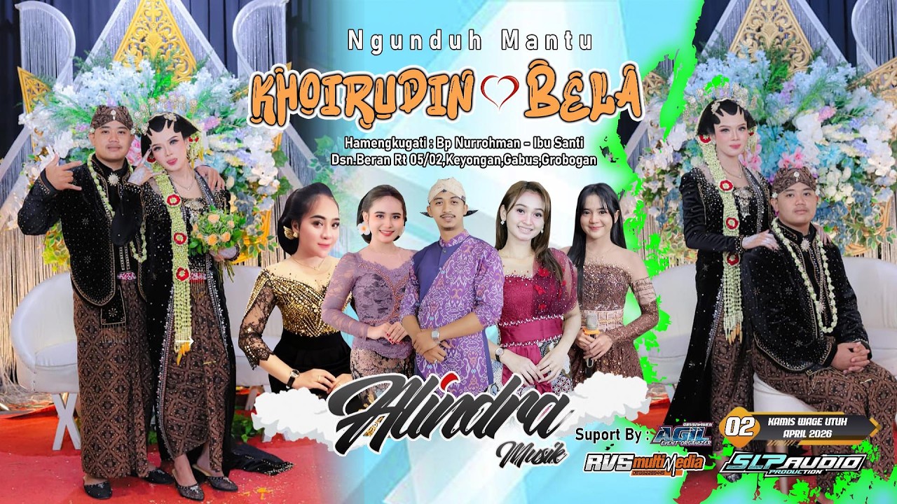 🔴 LIVE Campursari ALINDRA || SLP Audio || Weddyng KHOIRUDIN ❤ BELLA || RVS MULTIMEDIA