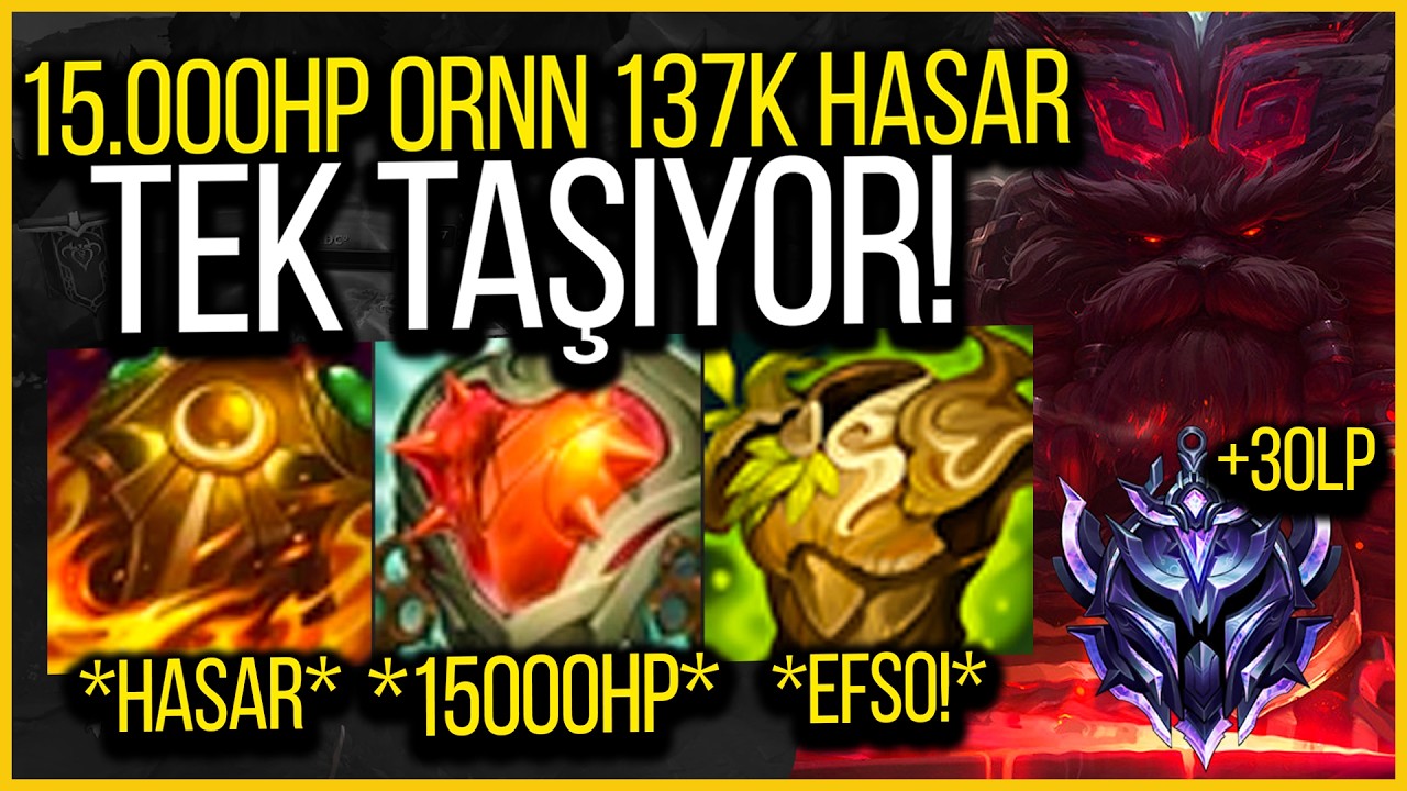 💯 15000HP ÖLÜMSÜZ ORNN SORUNSALI 💯