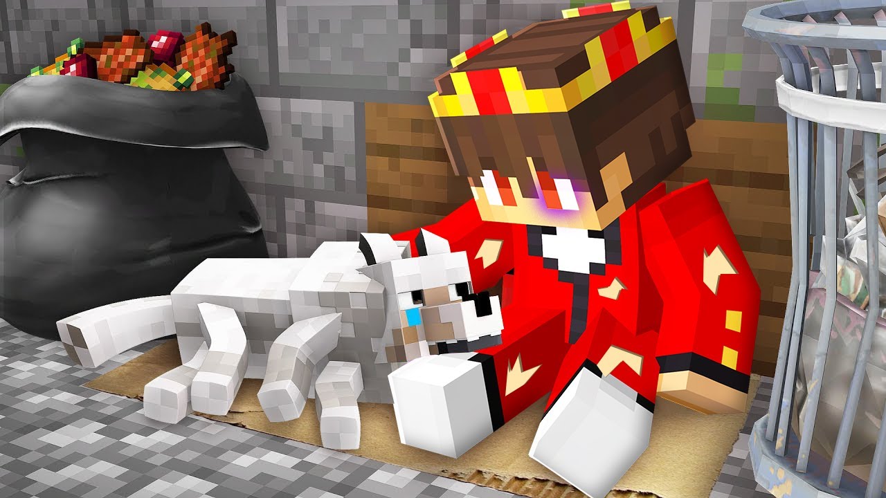 Armer Semlaki mit Hund Traurige Geschichte aber Glückliches Ende mit Billy in Minecraft!