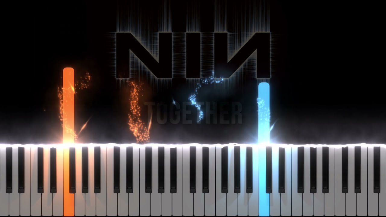 Nine Inch Nails - Together (cover/piano tutorial/midi)