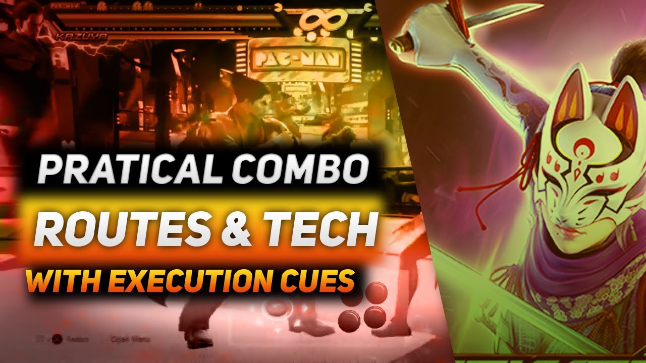 Tekken 7   Kunimitsu Combo-Tech video with audio and visual cues