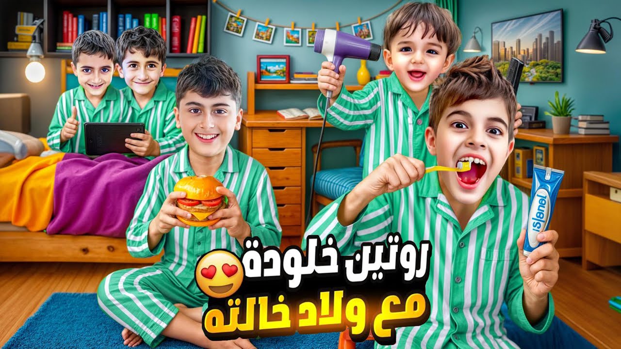 روتين خلودة مع قصي ولؤي وعدي في ألمانيا 🇩🇪 