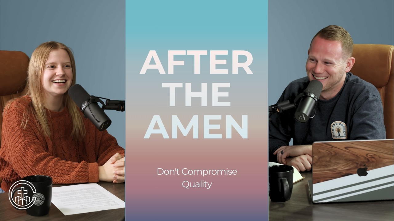 WEEKLY FOLLOW-UP | Don't Compromise Quality
