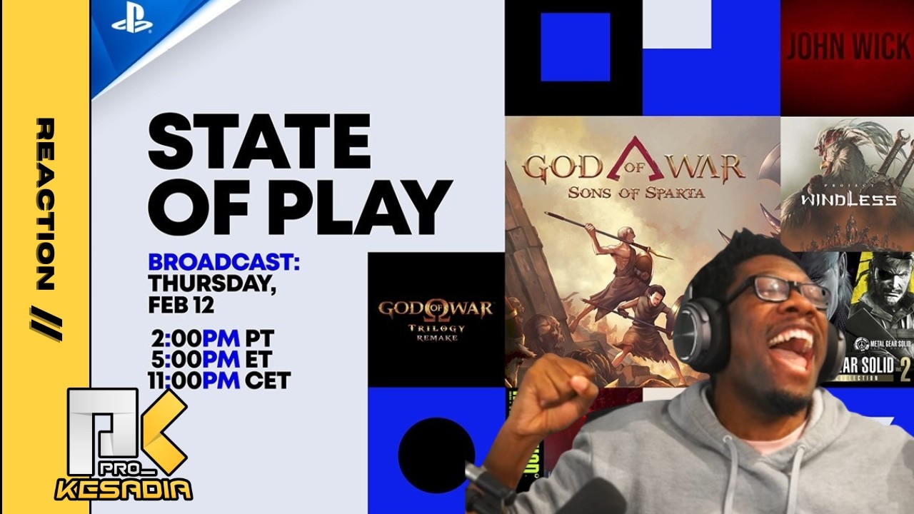 SONY GOT SOME BANGERS - LIVE REACTION PLAYSTATION STATE OF PLAY 2-12-26