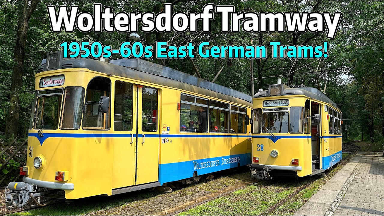 ⁴ᴷ⁶⁰ Tramway Tour: Communist-Era Trams in Woltersdorf, Germany