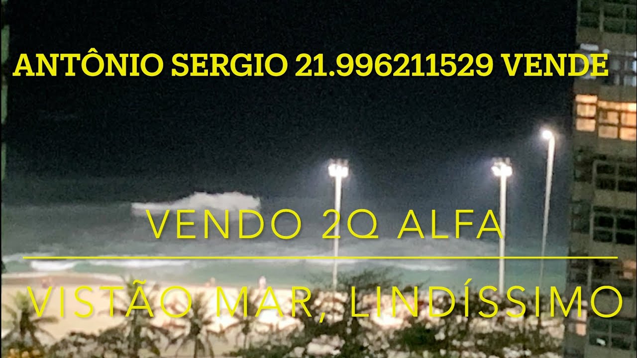 IMÓVEIS - JANNUZZI VENDE 2Q(1Ste) QUEENS, FRONTAL MAR, SUPER DECORADO, VISTA ESPETACULAR 