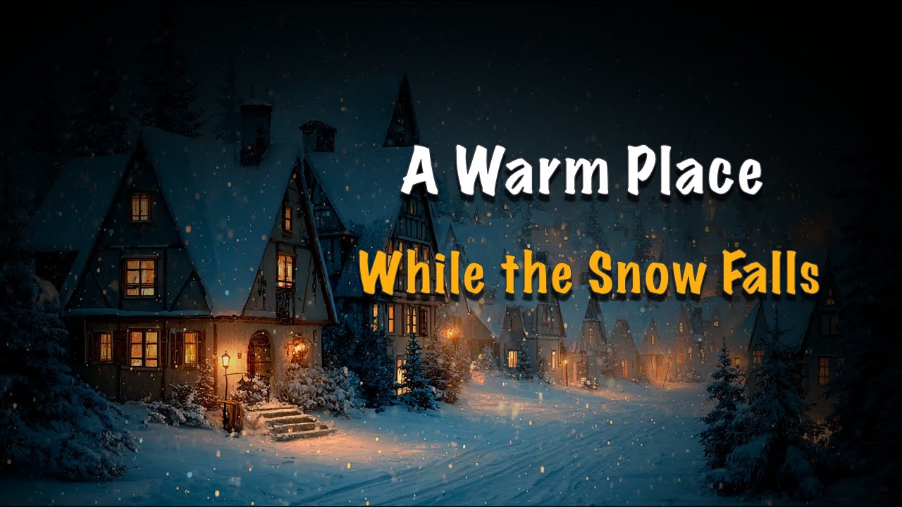 A Warm Place While the Snow Falls | Gentle Winter Piano for Comfort (1 Hour)