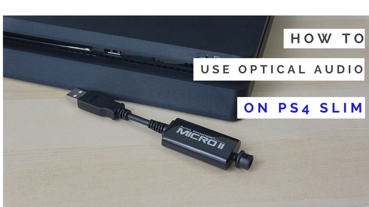 How to use Astro & Turtle Beach Headset Optical headset with PS4 Slim