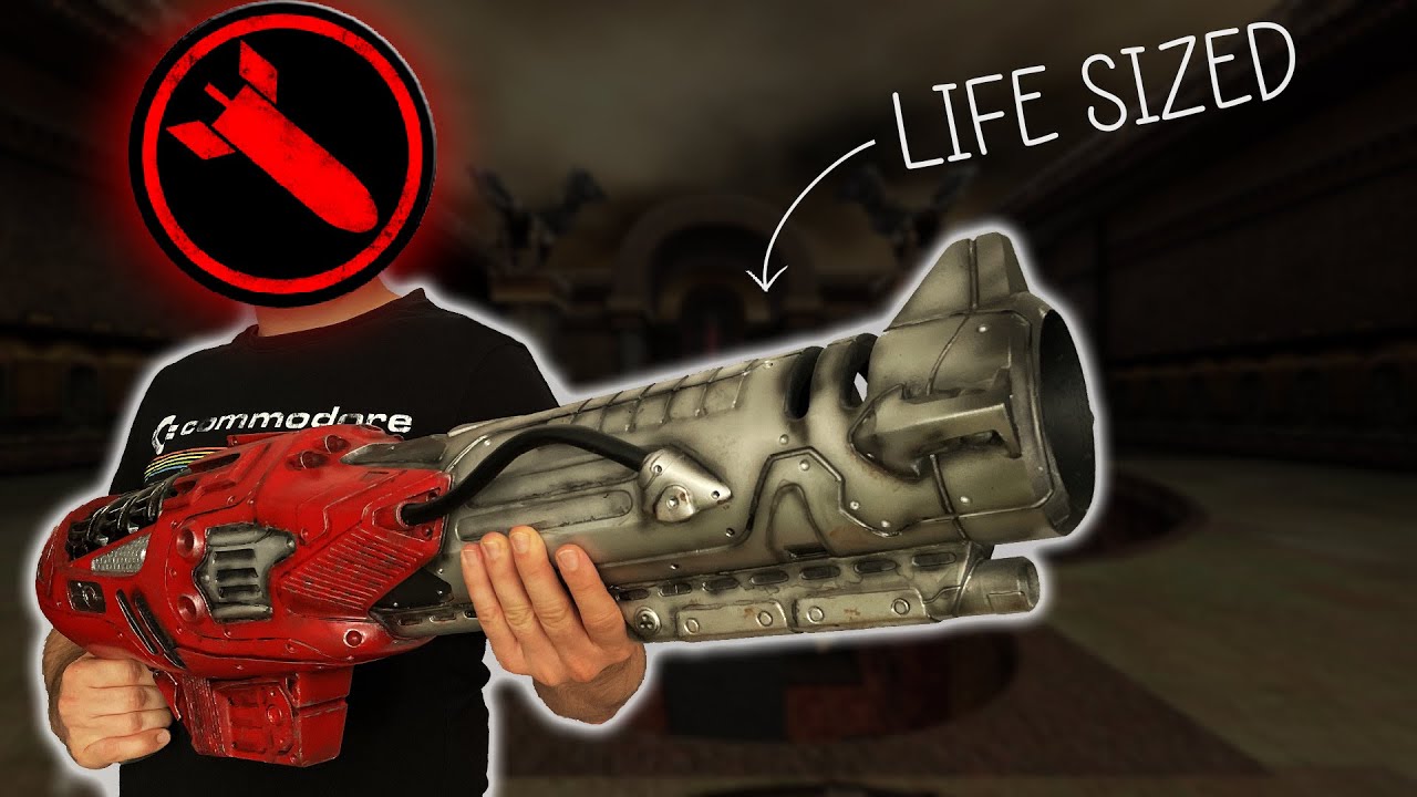I built the rocket launcher from Quake 3!