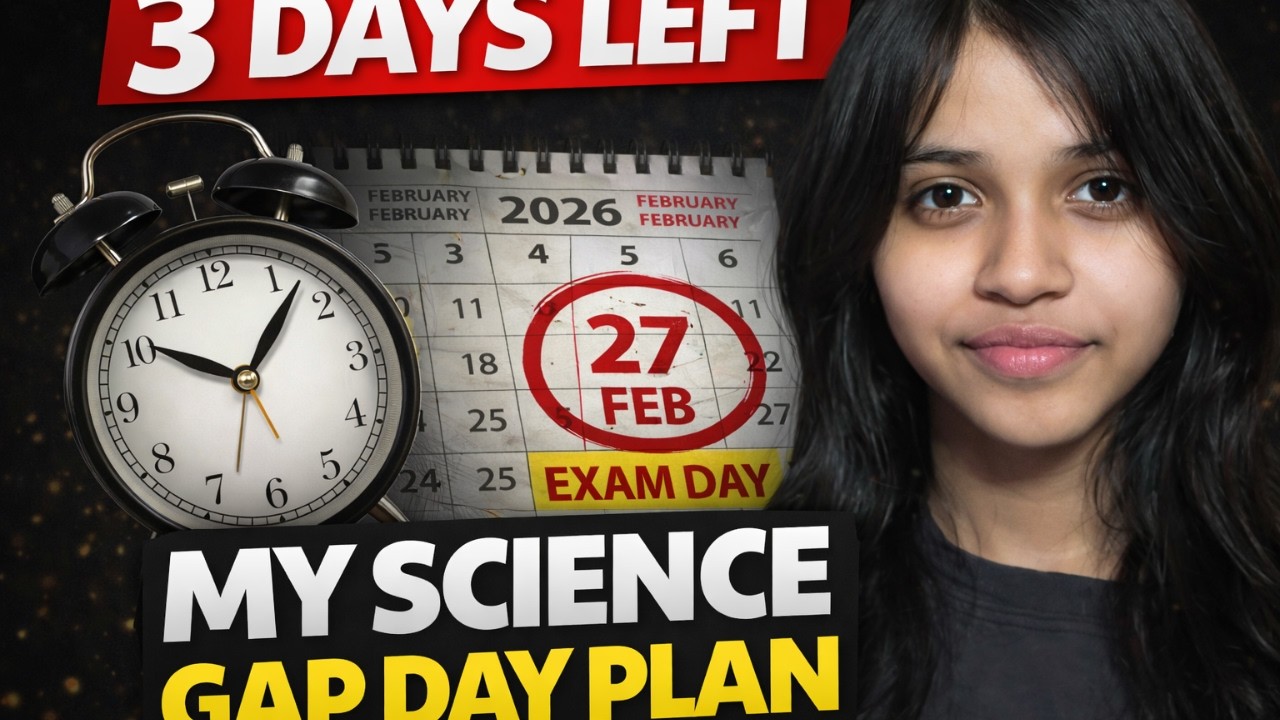 4 DAYS GAP PLAN for SCIENCE BOARD 🔥| Complete 95+ Strategy | Class 10