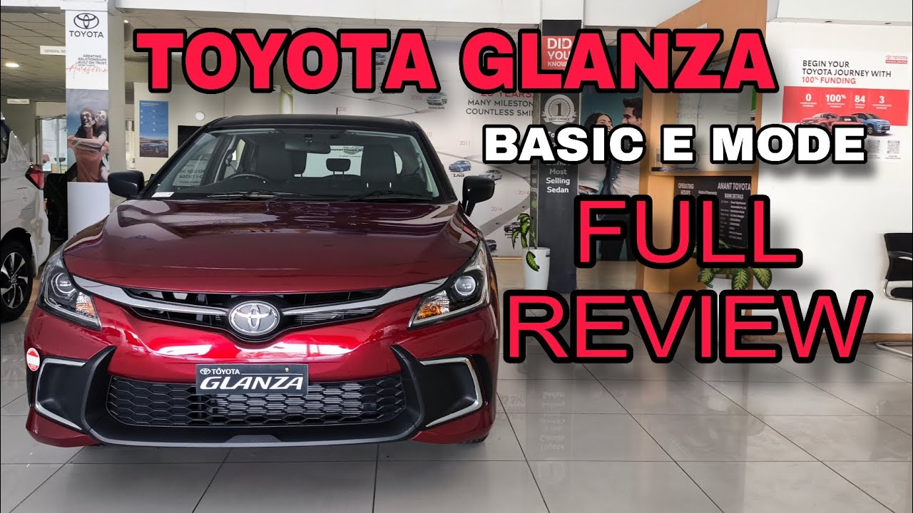 TOYOTA GLANZA E MODEL 6 AIRBAG NEW UPDATE FULL REVIEW 