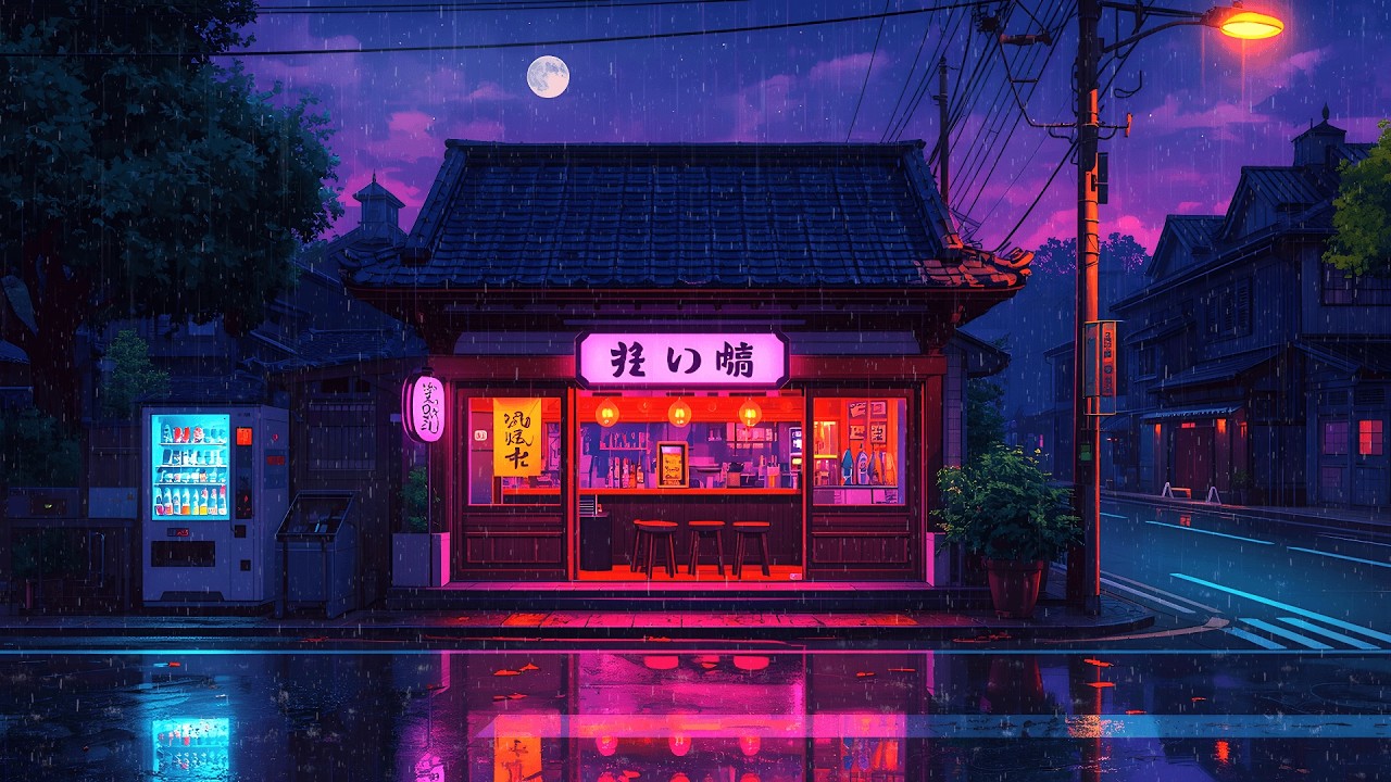 2AM Tokyo Rain 🌧️ Lofi Beats for Calm & Focus
